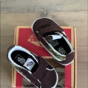 Vans infant animal camo print